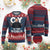 Funny Oy To The World Hanukkah Trump Ugly Christmas Sweater Menorah David Stars Chanukah Jewish TS11 Burgundy Print Your Wear