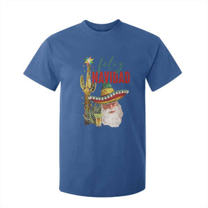 Funny Trump Mexico Christmas T Shirt For Kid Feliz Navidad Santa Sombrero Xmas Cactus TS11 Royal Blue Print Your Wear