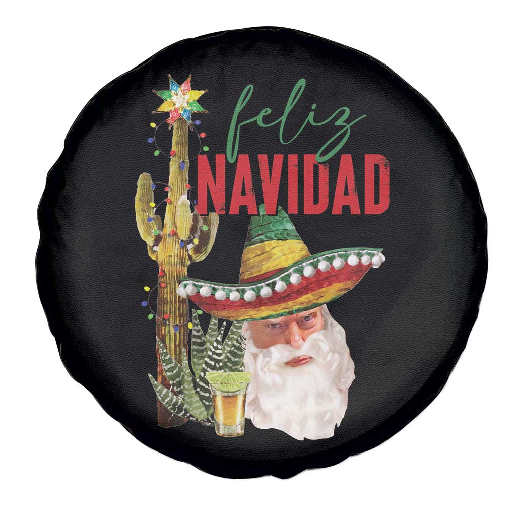 Funny Trump Mexico Christmas Spare Tire Cover Feliz Navidad Santa Sombrero Xmas Cactus TS11 Print Your Wear