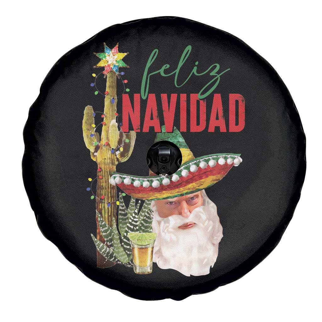 Funny Trump Mexico Christmas Spare Tire Cover Feliz Navidad Santa Sombrero Xmas Cactus TS11 Print Your Wear