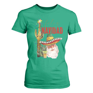 Funny Trump Mexico Christmas T Shirt For Women Feliz Navidad Santa Sombrero Xmas Cactus TS11 Irish Green Print Your Wear
