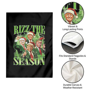 Funny Trump Christmas Garden Flag Rizz The Season Santa Trump Elf 47th US President TS11 Print Your Wear