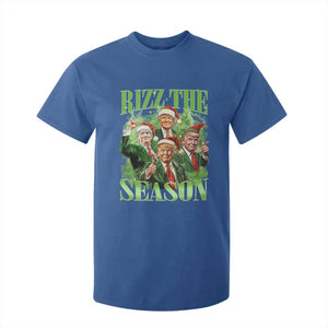 Funny Trump Christmas T Shirt For Kid Rizz The Season Santa Trump Elf 47th US President TS11 Royal Blue Print Your Wear