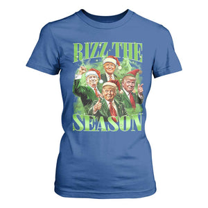 Funny Trump Christmas T Shirt For Women Rizz The Season Santa Trump Elf 47th US President TS11 Royal Blue Print Your Wear