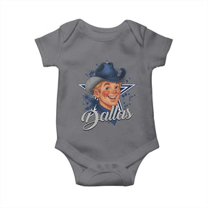 DFC Game Day Baby Onesie Funny Blue Star Sport Fan Football Game TS11 Charcoal Print Your Wear