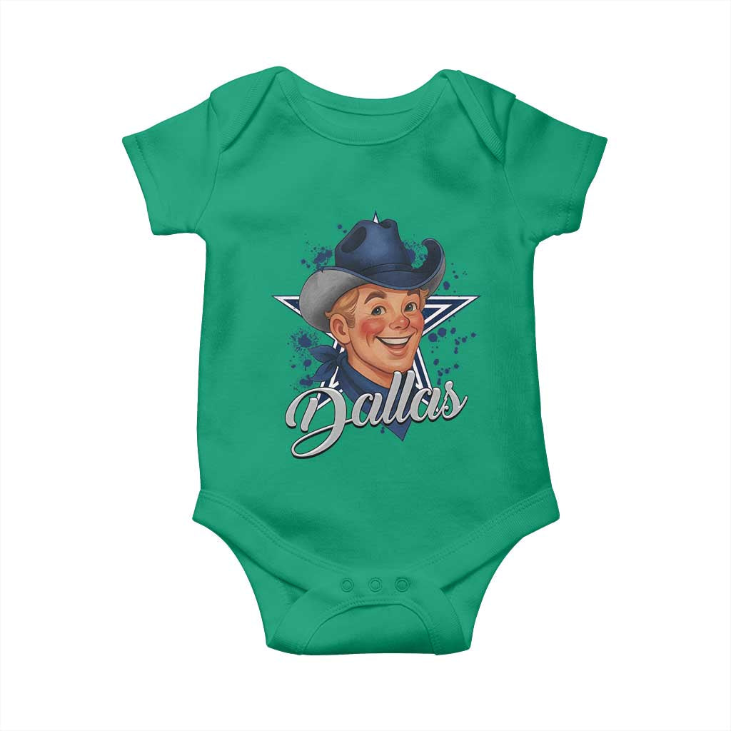 DFC Game Day Baby Onesie Funny Blue Star Sport Fan Football Game TS11 Irish Green Print Your Wear