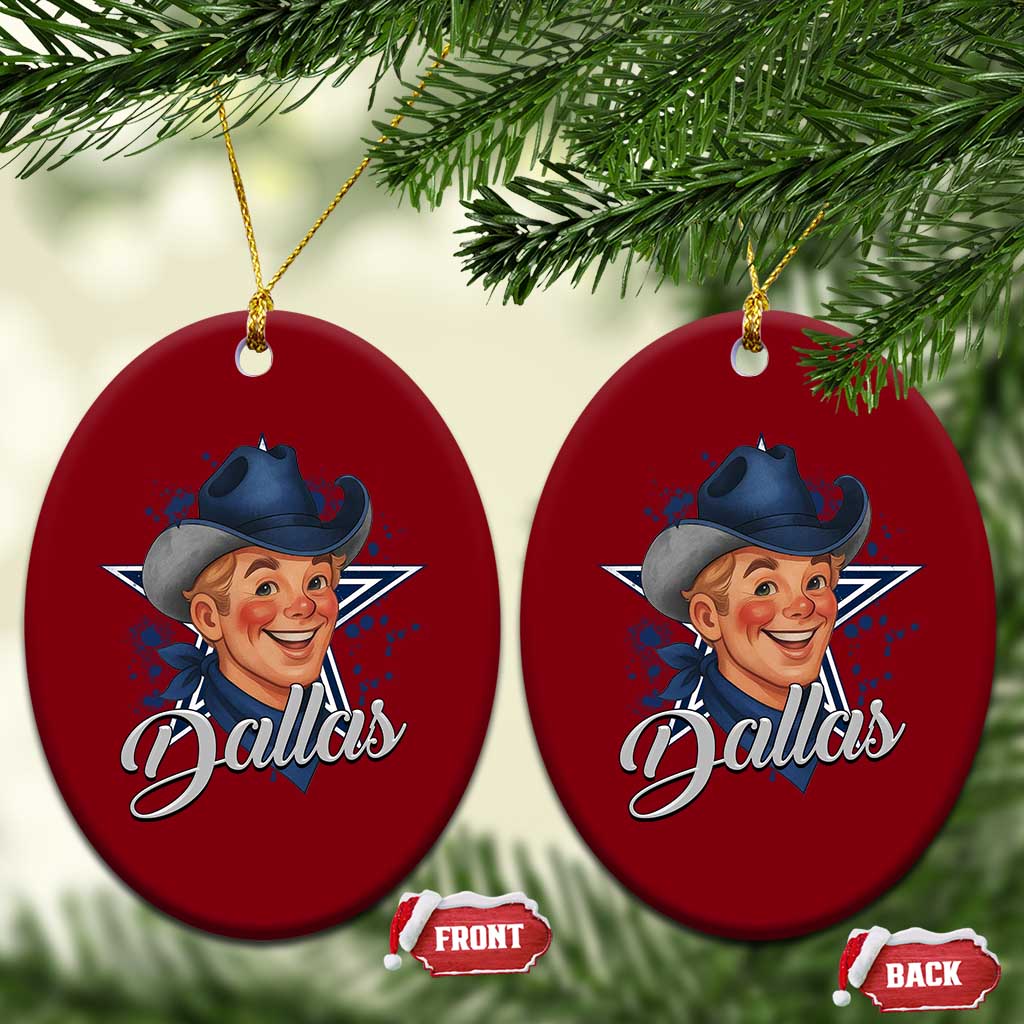 DFC Game Day Ceramic Ornament Funny Blue Star Sport Fan Football Game TS11 Print Your Wear
