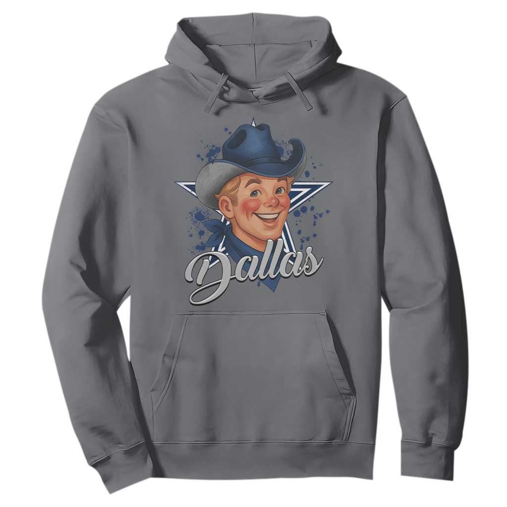 DFC Game Day Hoodie Funny Blue Star Sport Fan Football Game TS11 Charcoal Print Your Wear