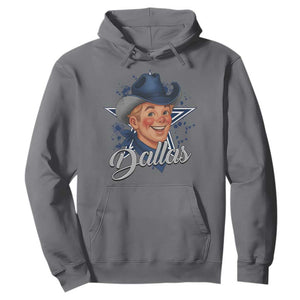 DFC Game Day Hoodie Funny Blue Star Sport Fan Football Game TS11 Charcoal Print Your Wear