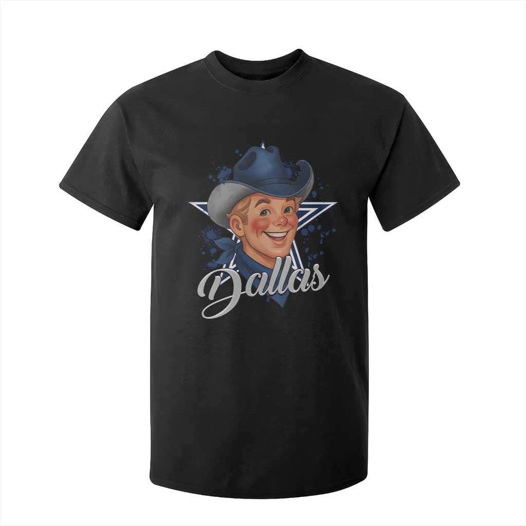 DFC Game Day T Shirt For Kid Funny Blue Star Sport Fan Football Game TS11 Black Print Your Wear