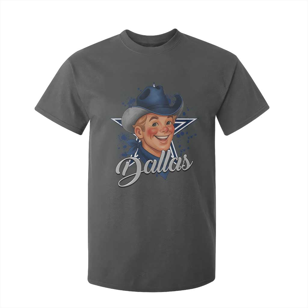 DFC Game Day T Shirt For Kid Funny Blue Star Sport Fan Football Game TS11 Dark Heather Print Your Wear
