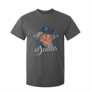 DFC Game Day T Shirt For Kid Funny Blue Star Sport Fan Football Game TS11 Dark Heather Print Your Wear