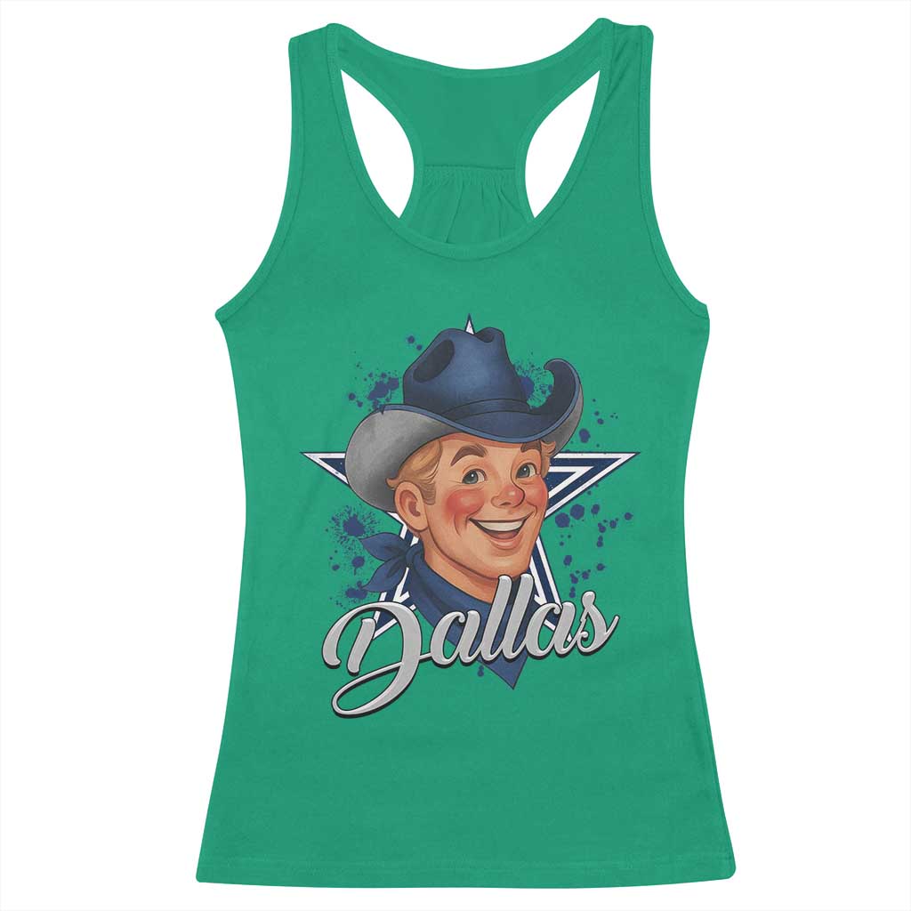DFC Game Day Racerback Tank Top Funny Blue Star Sport Fan Football Game TS11 Irish Green Print Your Wear