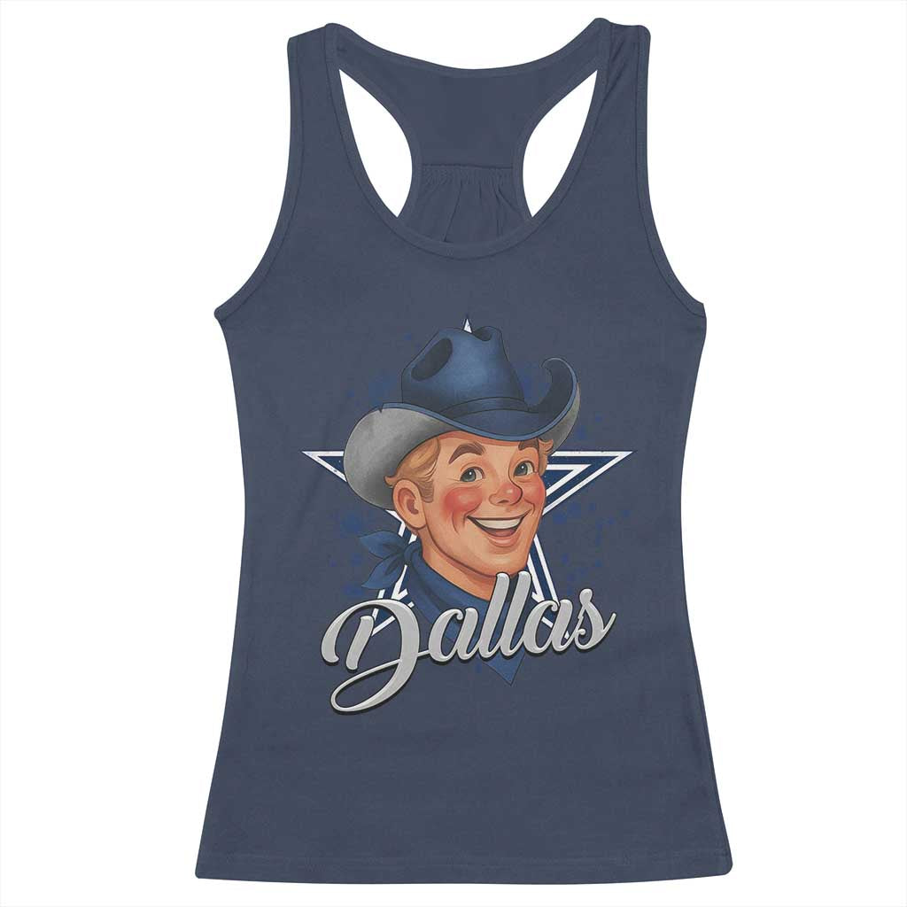 DFC Game Day Racerback Tank Top Funny Blue Star Sport Fan Football Game TS11 Navy Print Your Wear
