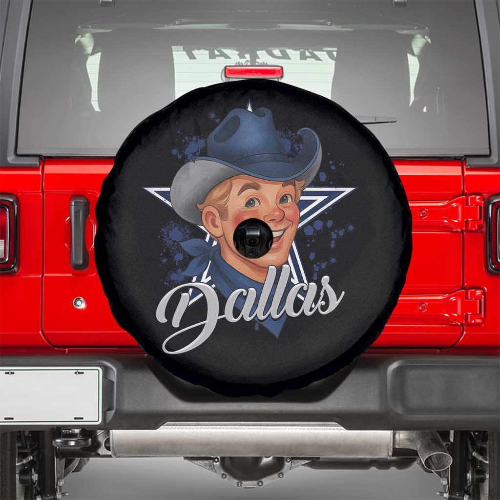DFC Game Day Spare Tire Cover Funny Blue Star Sport Fan Football Game TS11 Black Print Your Wear
