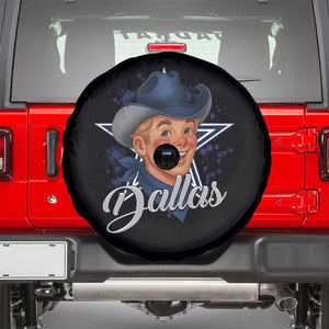 DFC Game Day Spare Tire Cover Funny Blue Star Sport Fan Football Game TS11 Black Print Your Wear