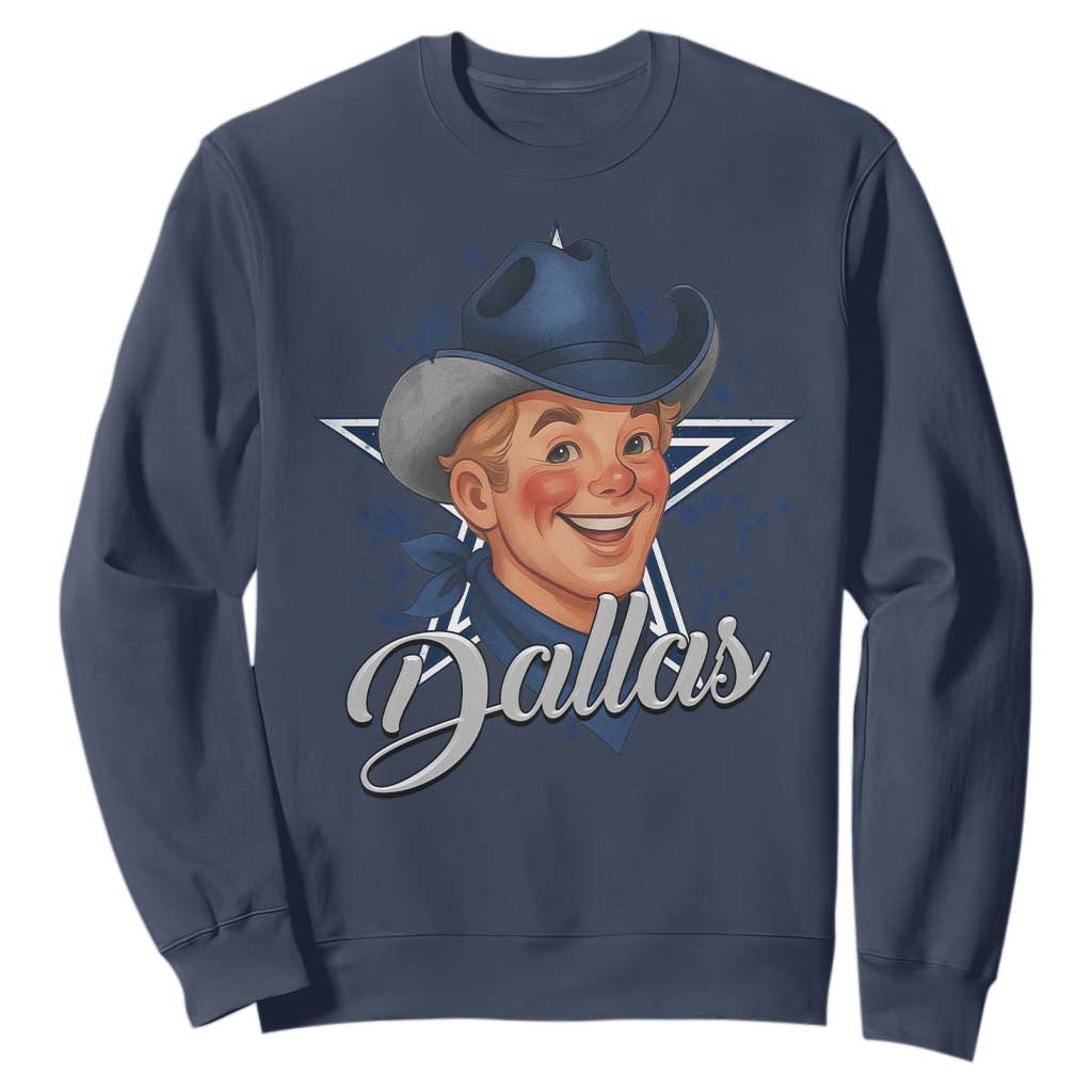 DFC Game Day Sweatshirt Funny Blue Star Sport Fan Football Game TS11 Navy Print Your Wear