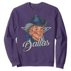 DFC Game Day Sweatshirt Funny Blue Star Sport Fan Football Game TS11 Purple Print Your Wear