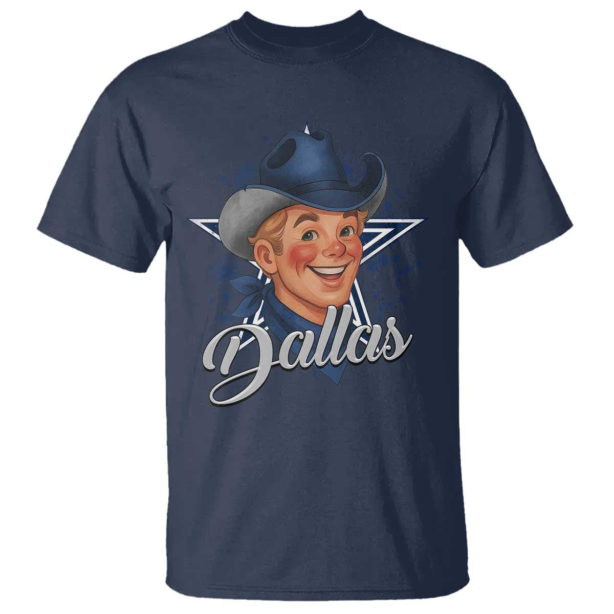 DFC Game Day T Shirt Funny Blue Star Sport Fan Football Game TS11 Navy Print Your Wear