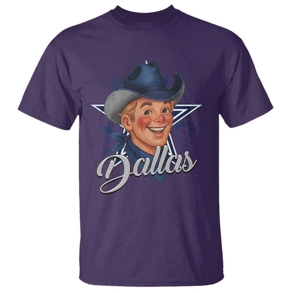 DFC Game Day T Shirt Funny Blue Star Sport Fan Football Game TS11 Purple Print Your Wear