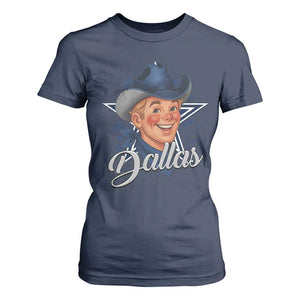 DFC Game Day T Shirt For Women Funny Blue Star Sport Fan Football Game TS11 Navy Print Your Wear
