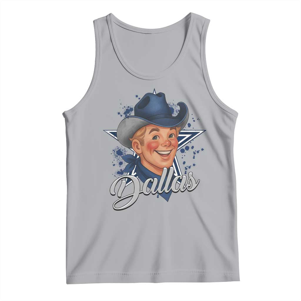 DFC Game Day Tank Top Funny Blue Star Sport Fan Football Game TS11 Athletic Heather Print Your Wear