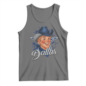 DFC Game Day Tank Top Funny Blue Star Sport Fan Football Game TS11 Black Heather Print Your Wear