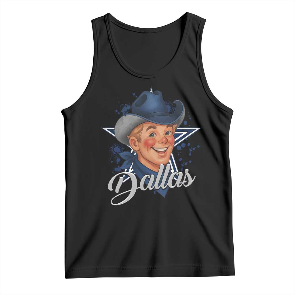 DFC Game Day Tank Top Funny Blue Star Sport Fan Football Game TS11 Black Print Your Wear