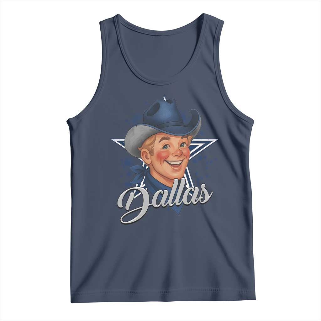 DFC Game Day Tank Top Funny Blue Star Sport Fan Football Game TS11 Navy Print Your Wear