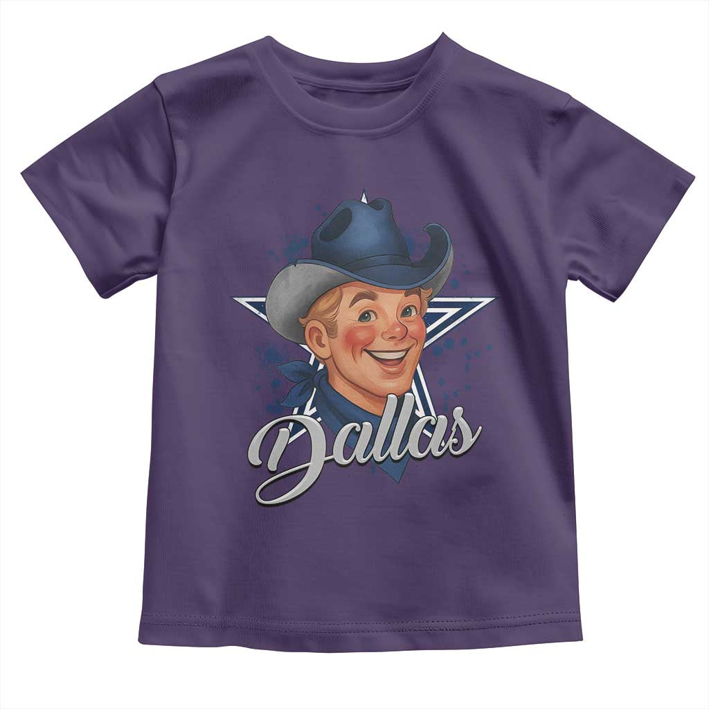DFC Game Day Toddler T Shirt Funny Blue Star Sport Fan Football Game TS11 Purple Print Your Wear