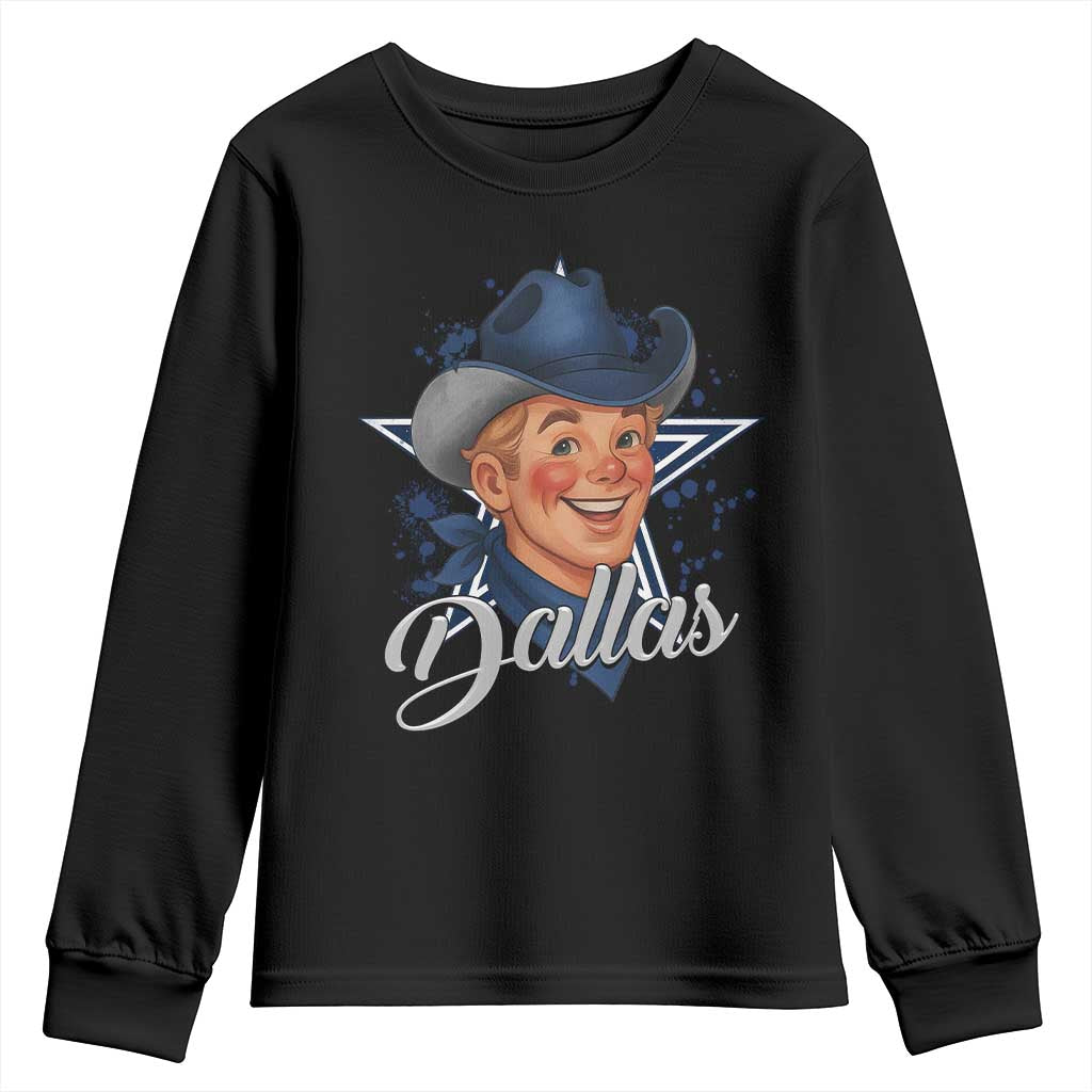 DFC Game Day Youth Sweatshirt Funny Blue Star Sport Fan Football Game TS11 Black Print Your Wear