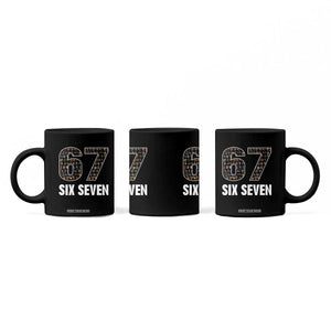 Funny 67 Six Seven Italian Brainrot Gen Alpha Meme Coffee Mug TS11 Print Your Wear