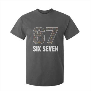 Funny 67 Six Seven Italian Brainrot Gen Alpha Meme T Shirt For Kid TS11 Dark Heather Print Your Wear