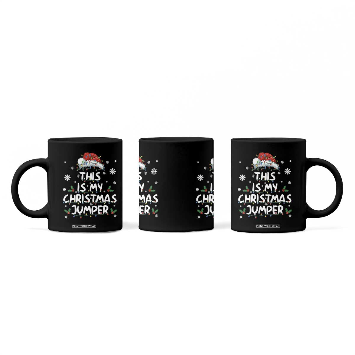 Funny British Christmas Coffee Mug This Is My Christmas Jumper TS11 Print Your Wear