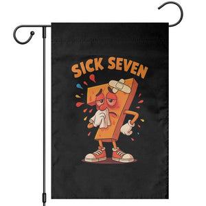 Funny Sick Seven 67 Meme Garden Flag Six Seven Wordplay TS11 Black Print Your Wear