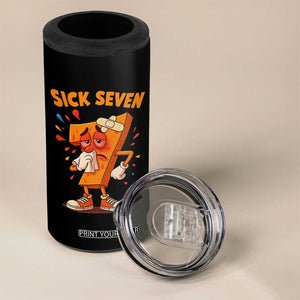 Funny Sick Seven 67 Meme 4 in 1 Can Cooler Tumbler Six Seven Wordplay TS11 Print Your Wear