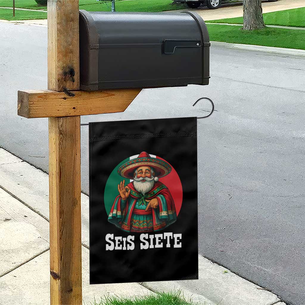 Funny Mexican Christmas 67 Garden Flag Seis Siete Santa In Mexico TS11 Print Your Wear