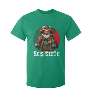 Funny Mexican Christmas 67 T Shirt For Kid Seis Siete Santa In Mexico TS11 Irish Green Print Your Wear