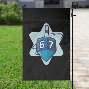 Funny Hanukkah 67 Garden Flag Six Seven Meme Dreidel Star Of David TS11 Print Your Wear