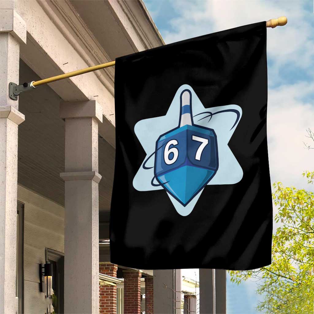 Funny Hanukkah 67 Garden Flag Six Seven Meme Dreidel Star Of David TS11 Print Your Wear