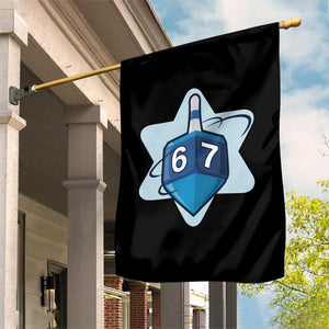 Funny Hanukkah 67 Garden Flag Six Seven Meme Dreidel Star Of David TS11 Print Your Wear