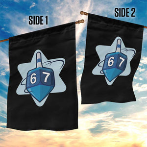 Funny Hanukkah 67 Garden Flag Six Seven Meme Dreidel Star Of David TS11 Print Your Wear
