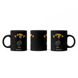 Funny F Caw F Guinea Fowl Coffee Mug Cartoon Guinea Bird Poultry Humor TS11 Print Your Wear
