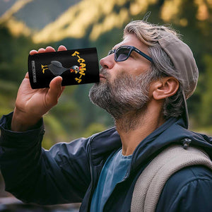 Funny F Caw F Guinea Fowl 4 in 1 Can Cooler Tumbler Cartoon Guinea Bird Poultry Humor TS11 Print Your Wear