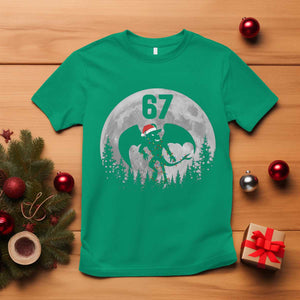 Funny Jersey Devil 67 Christmas Santa Hat Moon Night Stroll T Shirt TS11 Irish Green Print Your Wear
