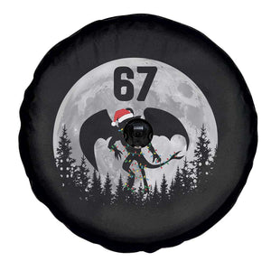 Funny Jersey Devil 67 Christmas Santa Hat Moon Night Stroll Spare Tire Cover TS11 Print Your Wear
