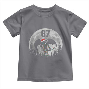 Funny Jersey Devil 67 Christmas Santa Hat Moon Night Stroll Toddler T Shirt TS11 Charcoal Print Your Wear