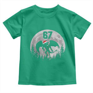 Funny Jersey Devil 67 Christmas Santa Hat Moon Night Stroll Toddler T Shirt TS11 Irish Green Print Your Wear