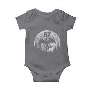 Funny Jersey Devil 67 Moon Night Stroll Baby Onesie TS11 Charcoal Print Your Wear