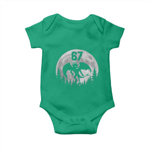 Funny Jersey Devil 67 Moon Night Stroll Baby Onesie TS11 Irish Green Print Your Wear
